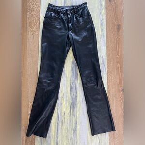 Like NEW Maxima Wilson Leather Tall Pants